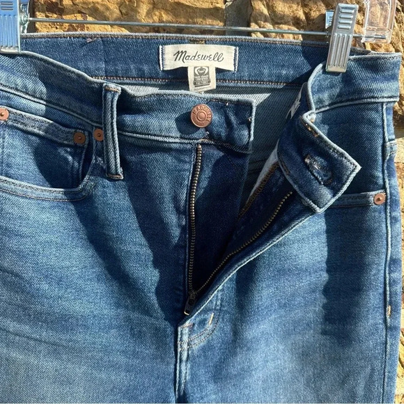 Women’s Madewell The Perfect Vintage Jean in Maplewood Wash High waist Mom Jeans - Picture 10 of 16